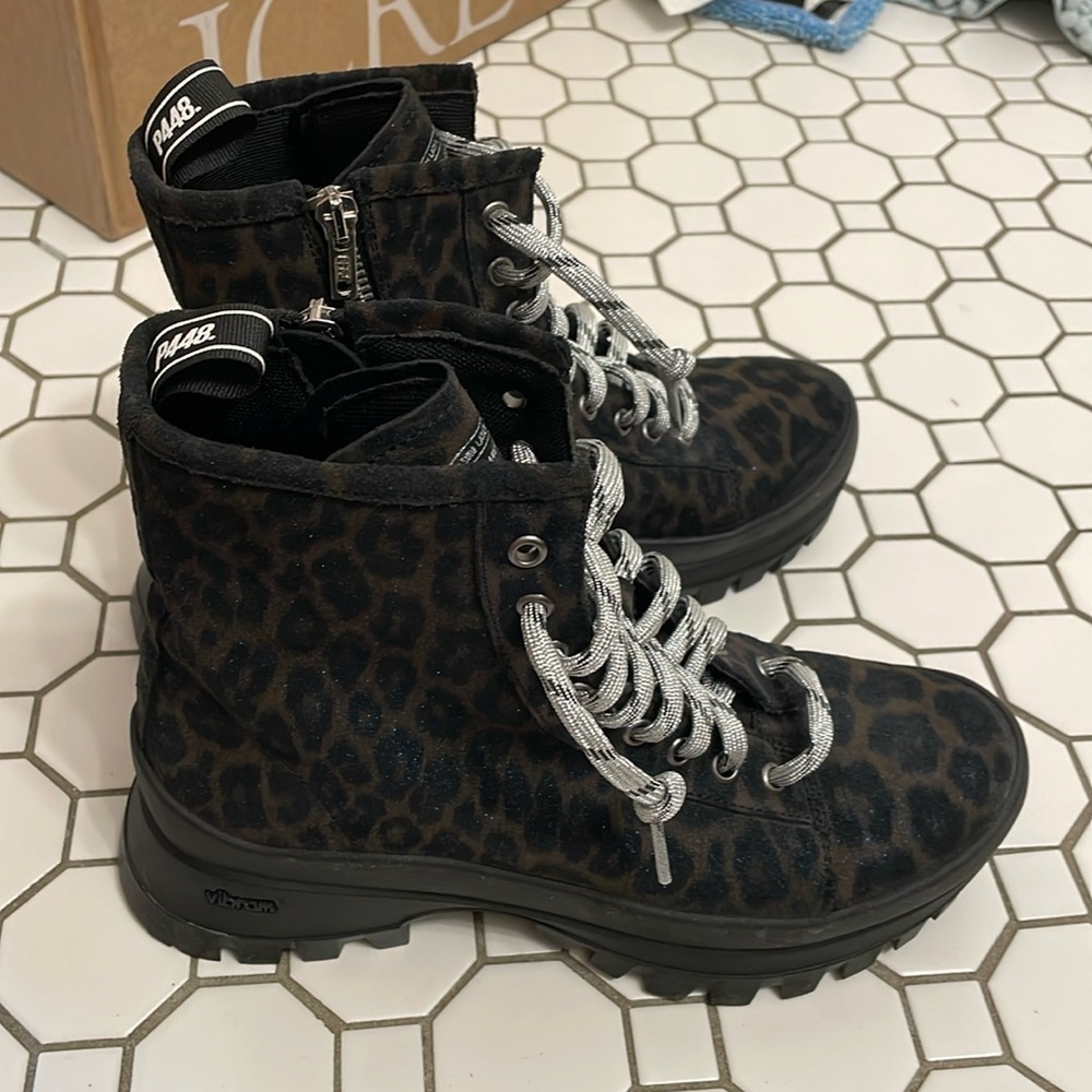 P448 Women's Denise Platform Sneaker Boots Booties 38 8 7.5
